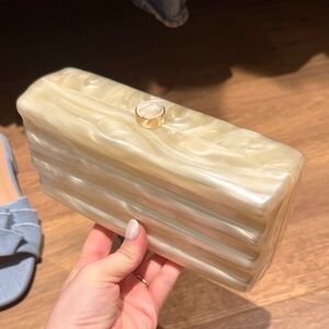 Elegant Cream Clutch Bag